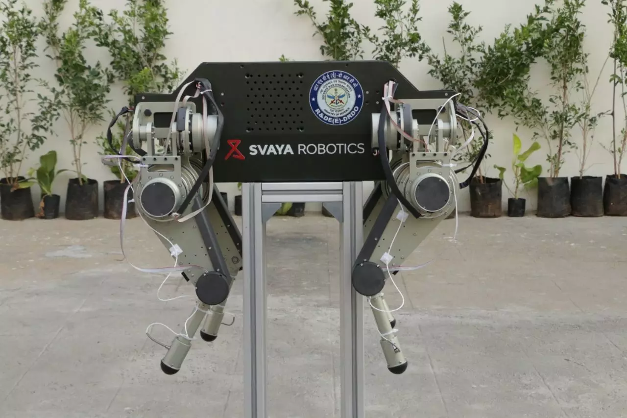 India’s first quadruped robot and wearable exo-skeleton. 