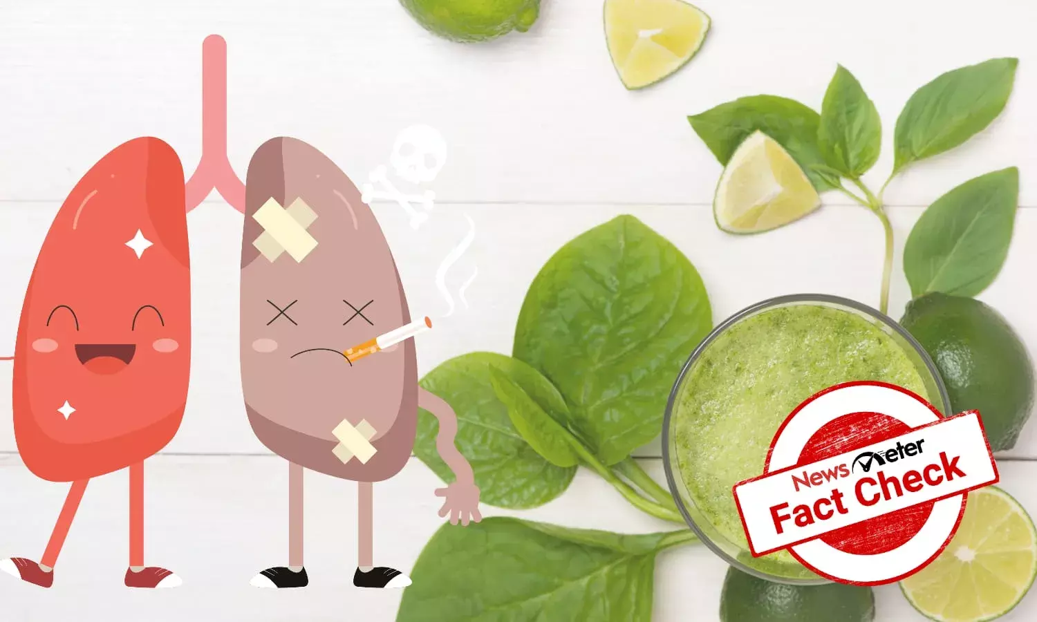 Can bitter gourd and ginger juice heal damaged lungs of smokers?