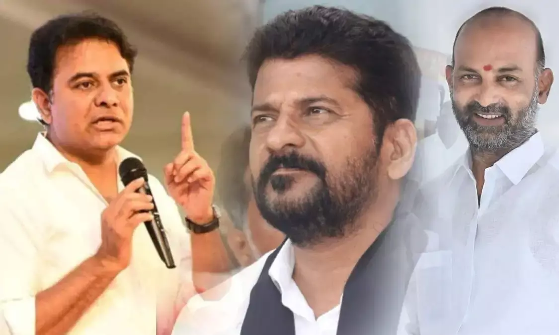 TSPSC paper leak: KTR to send legal notices to Revanth Reddy, Bandi Sanjay