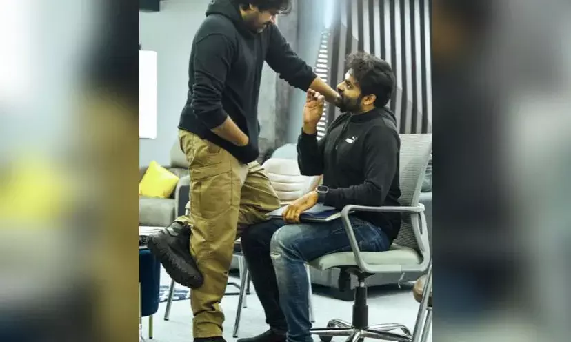 From left: Pawan Kalyan, Sai Dharma Tej