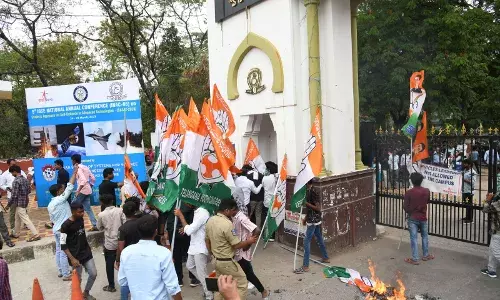 TSPSC paper leak: Osmania students launch 2-day protest, seek CBI probe