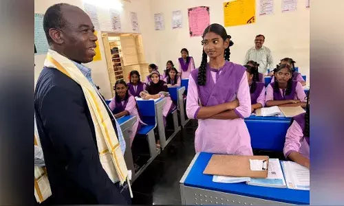 Country Director for India, World Bank, Auguste Tano Kouame visit to Andhra Pradesh school