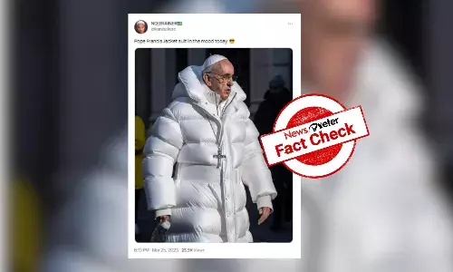 Pope Francis’ image wearing a puffer jacket is AI-generated Pope Francis’ image wearing a puffer jacket is AI-generated