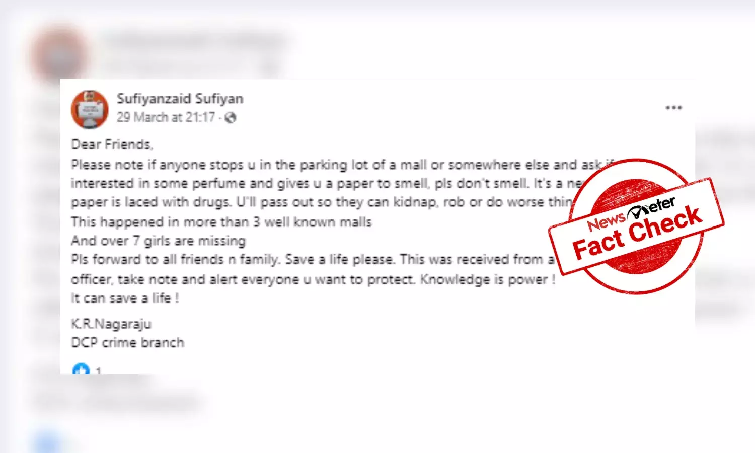 Fake police advisory warns about kidnapping scams in malls