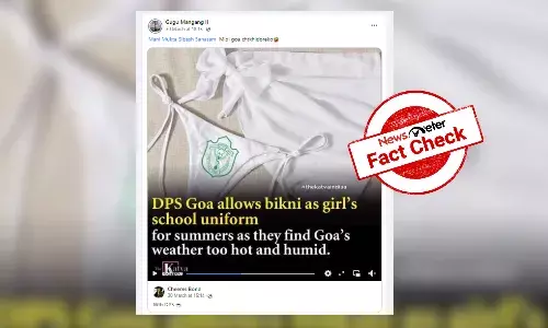DPS Goa has not allowed bikini as school uniforms, parody post goes viral