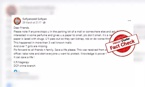 Fake police advisory warns about kidnapping scams in malls