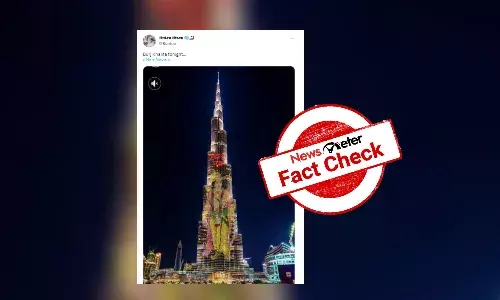 Burj Khalifa did not light up with Lord Ramās image on Ram Navami