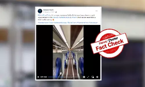 Video of luxurious Indonesian train passed off as āimprovedā Indian trains
