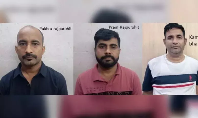 Three of the Four Accused