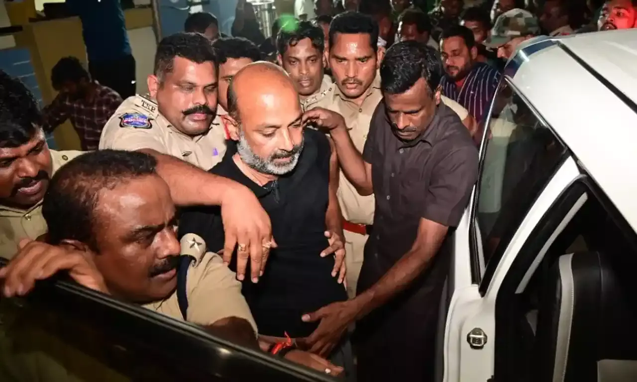 Bandi Sanjay arrested for SSC paper leak