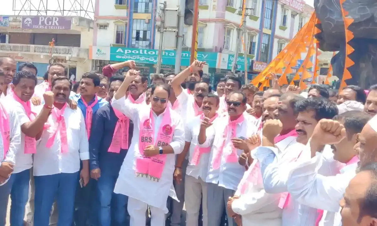 BRS leaders demanding disqualification of Bandi Sanjay