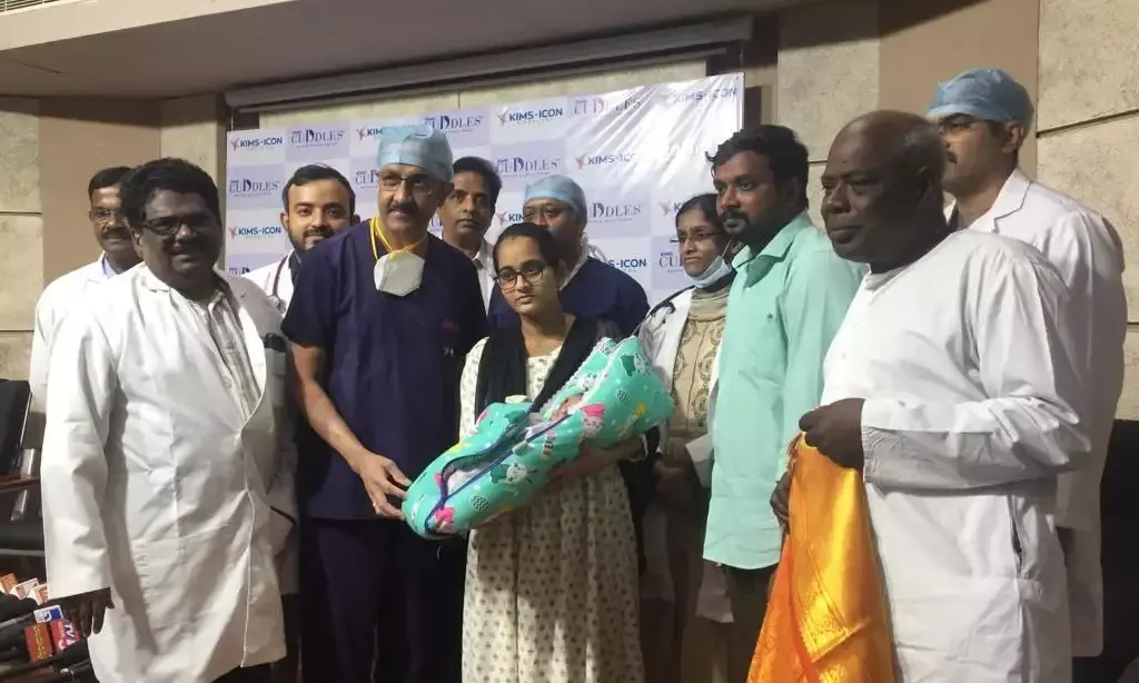 KIMS Cuddles Hospital team perform cardiac surgery for newborn