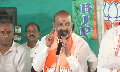 Bandi Sanjay asks rationale behind debarring Class 10 student