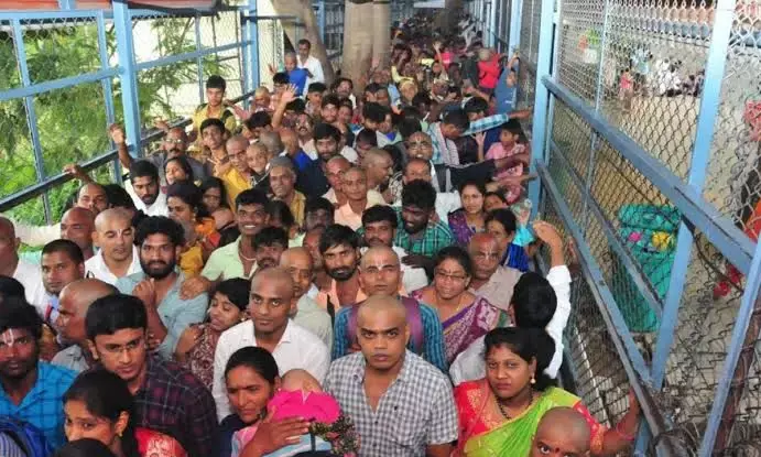 Pilgrim Rush at Tirumala