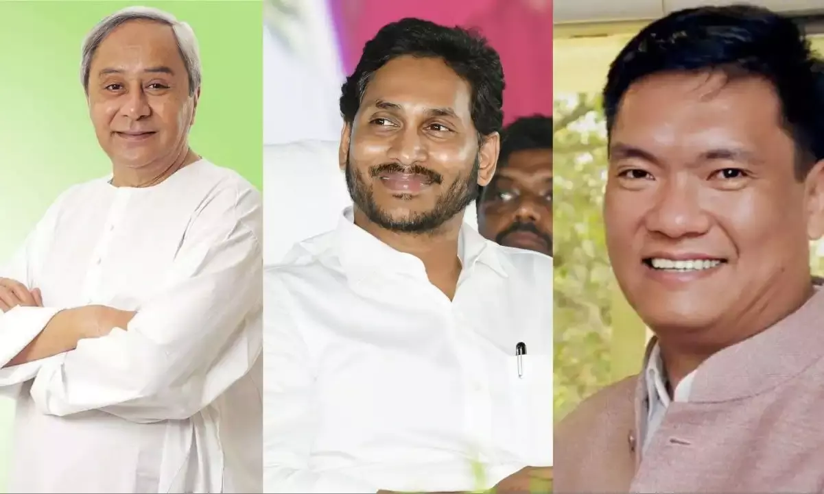 Andhra Pradesh CM Jagan Mohan Reddy (middle) riches among 30 chief ministers