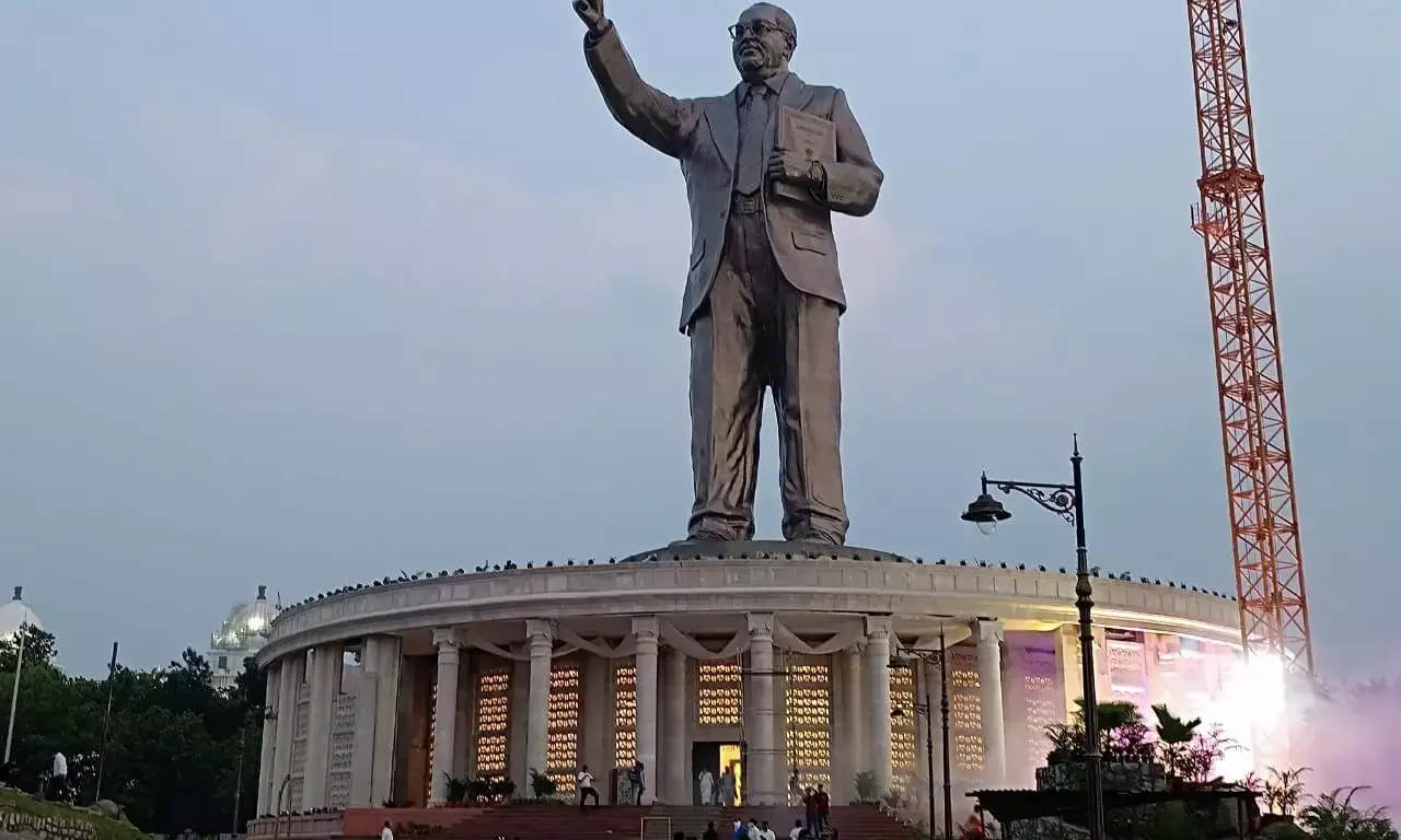 125 feet Dr B R Ambedkar statue all set for inauguration in Hyderabad