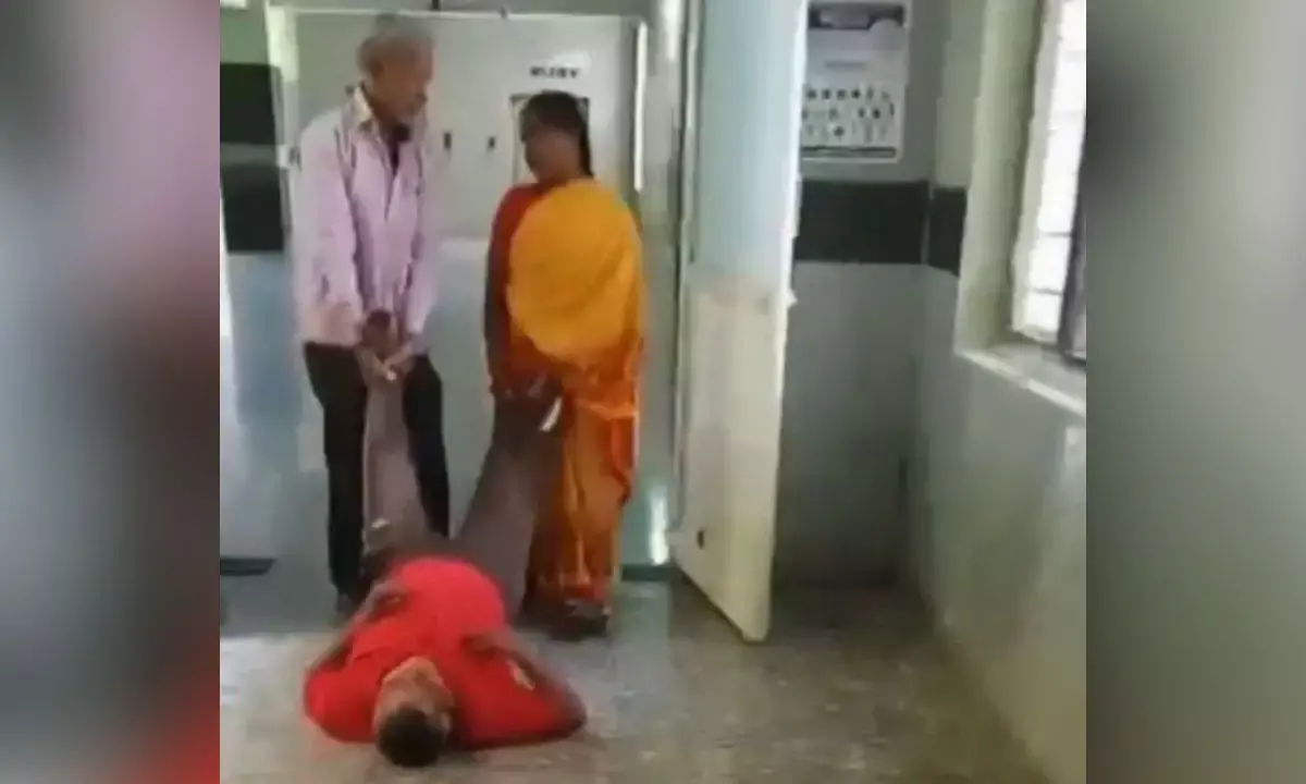 Man dragged by relatives in Nizamabad district hospital
