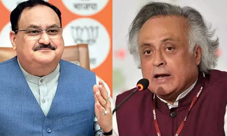 J P Nadda and Jairam Ramesh