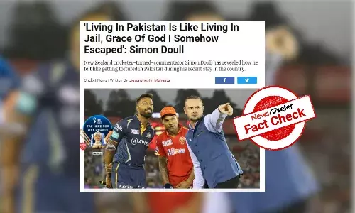 Kiwi commentator Simon Doull did not say āLiving in Pakistan is like living in jailā