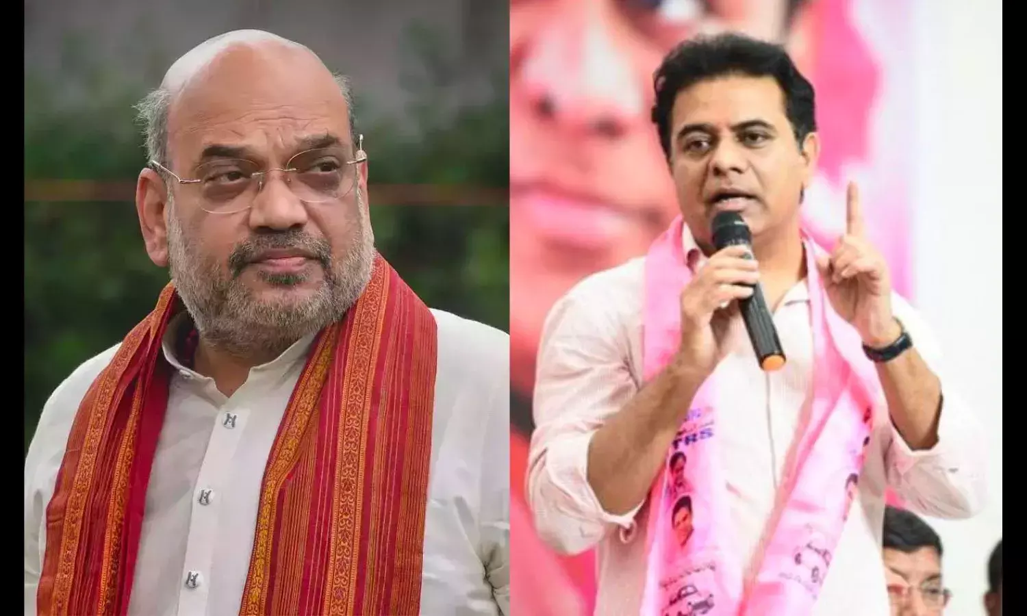 KTR hits back at Amit Shah