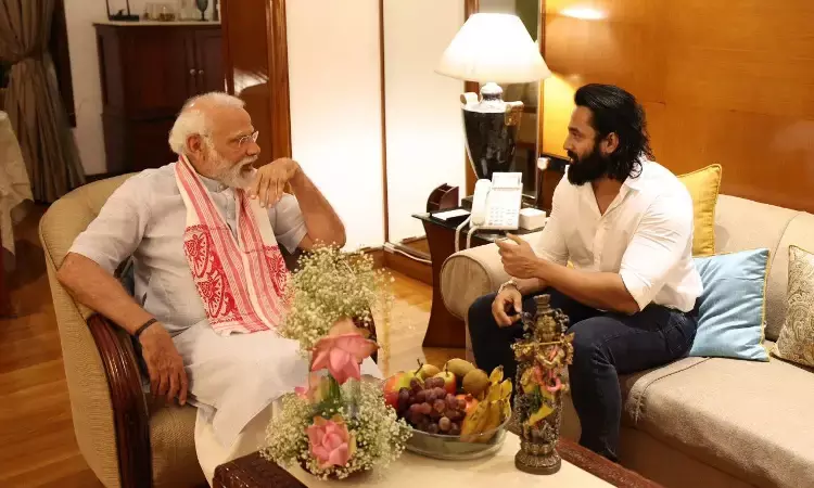 Actor Unni Mukundan meets PM Modi