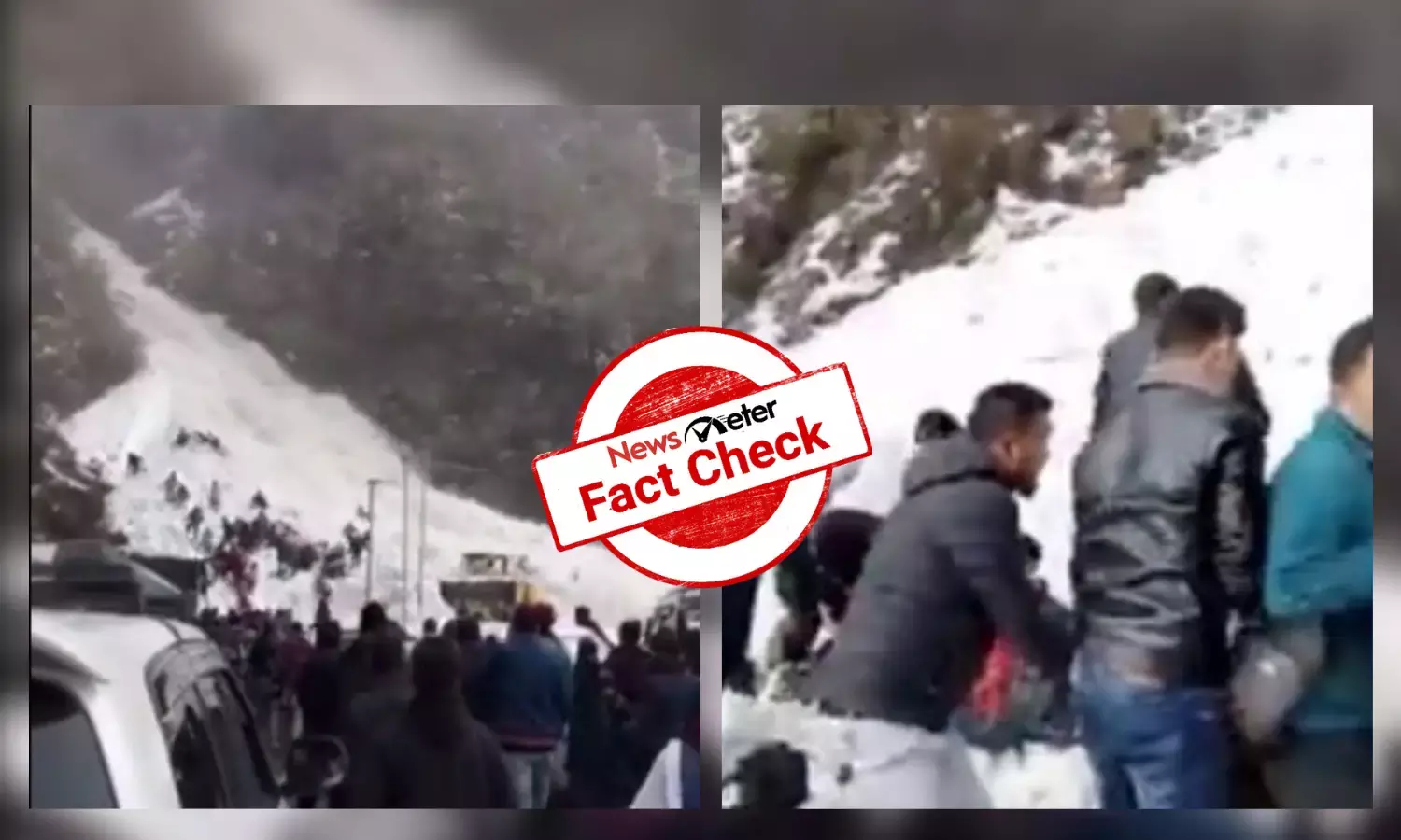 These videos do not show an avalanche during the Amarnath Yatra