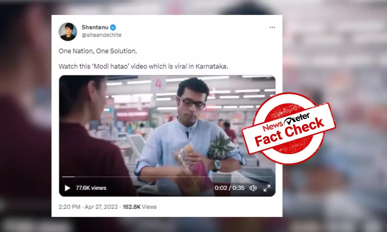 CEAT Tyres ad doctored to show ‘Modi Hatao’ campaign