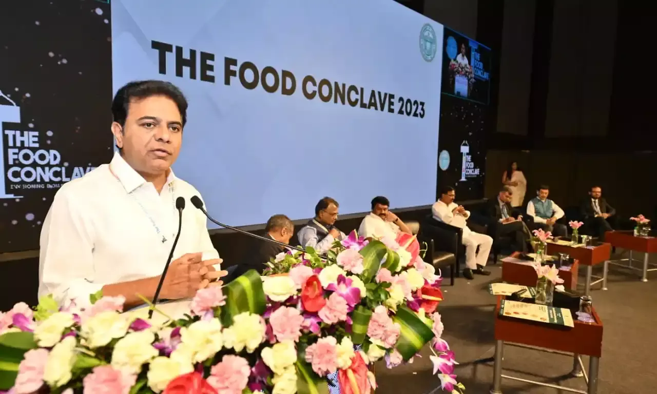 KTR at the Food Conclave 2023