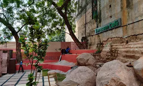 Terrassen Cafe before it got vandalised