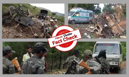 These photos do not show recent Maoist attack in Chhattisgarh’s Dantewada