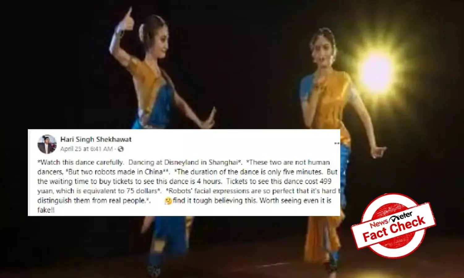 Are these Bharatanatyam dancers robots? Here’s the truth