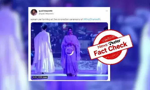 This video does not show Sonam Kapoor performing at King Charles IIIās coronation