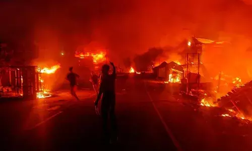 Curfew in eight districts of Manipur, mobile internet services suspended over tribal stir