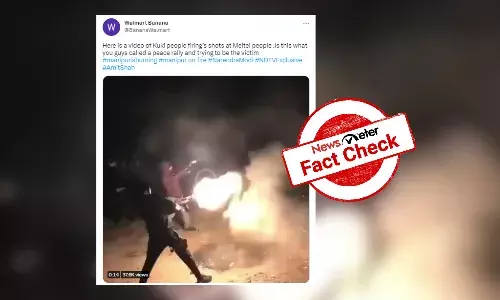 This video of people opening fire not linked to Manipur violence