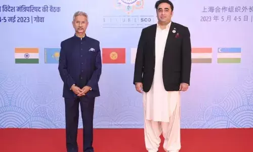 Jaishankar and Bhutto at Goa Conclave