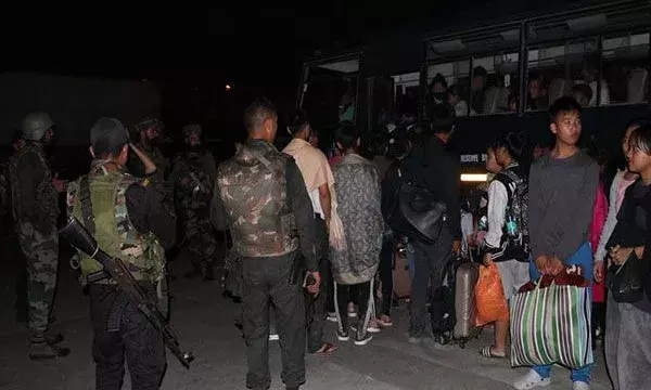 13,000 rescued as more forces arrive in Manipur