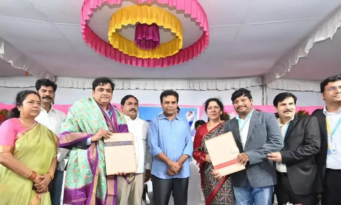 KTR inaugurates 4 new companies in Hanumakonda