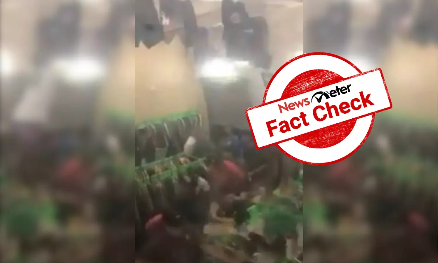 This video does not show mob looting a shop in violence-hit Manipur