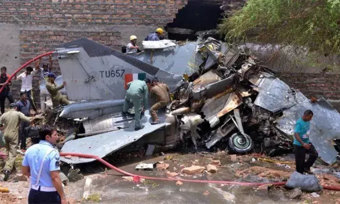 IAFs MiG-21 crashes in Rajasthan