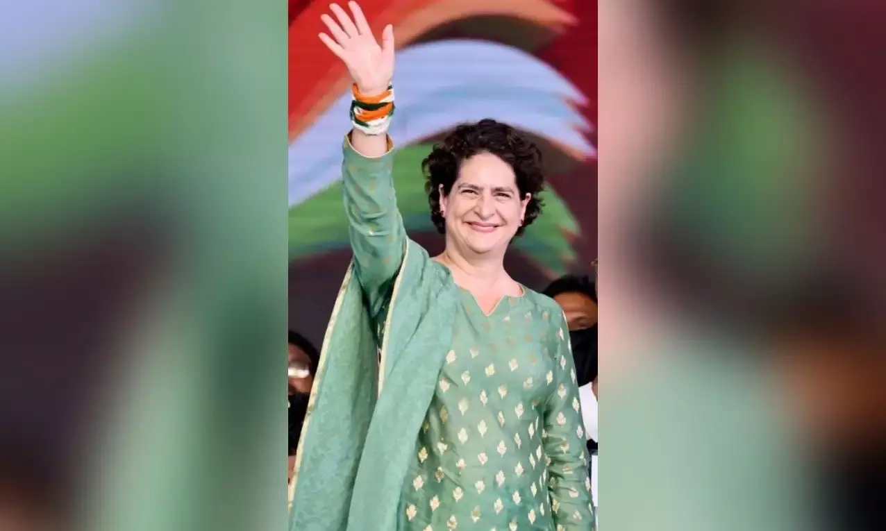 Priyanka Gandhi promises from jobs to universities in Hyderabad