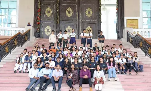 40 school āconstituenciesā visit Telangana Secretariat