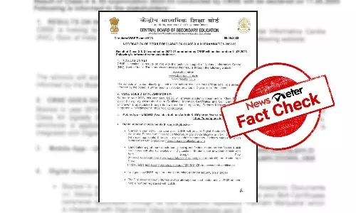 Fake notice about CBSE announcing results on 11 May goes viral