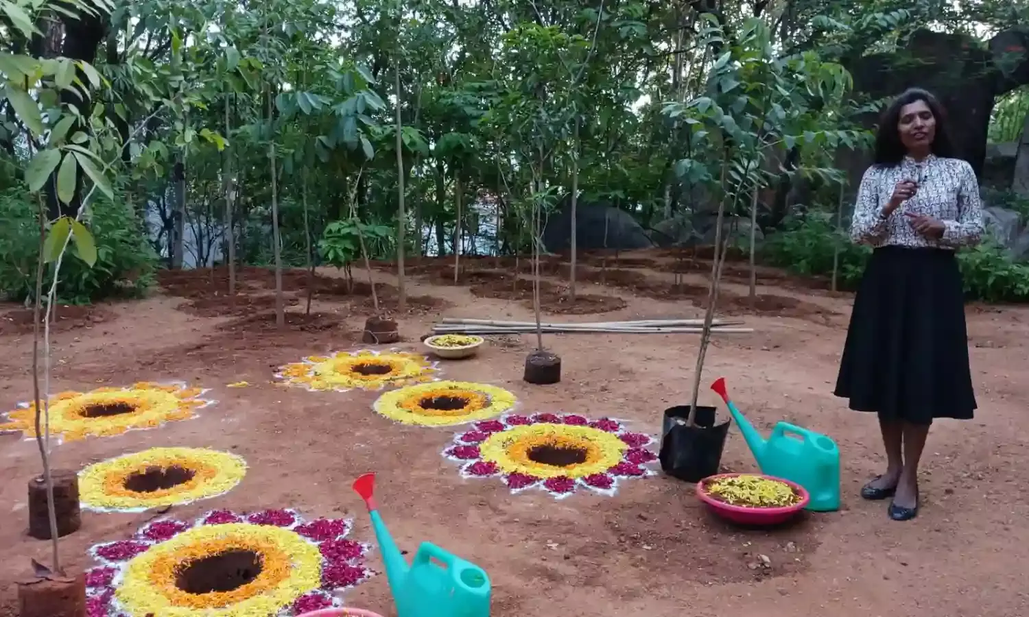 Gone but not forgotten: Families plant saplings at Hyderabad park to honour Covid victims