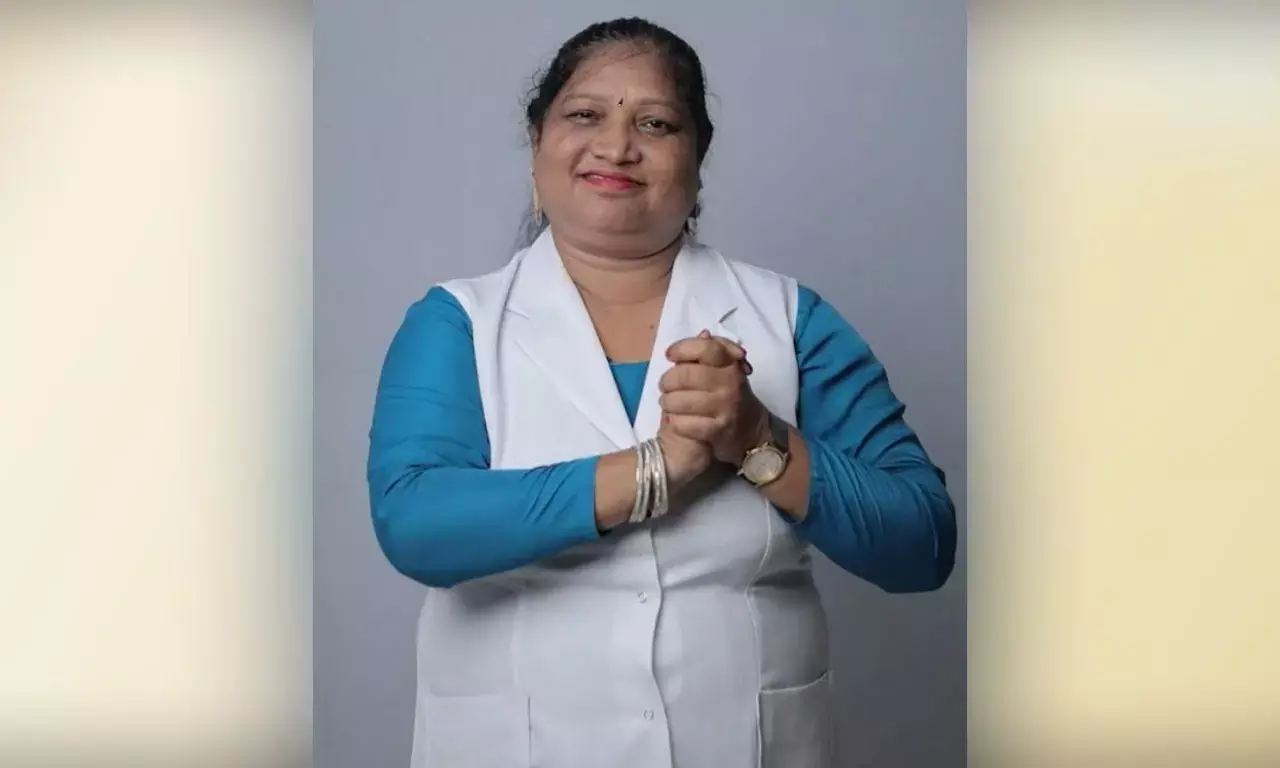 Shanti Teresa Lakra, who was one among the nurses shortlisted for Global Nursing Awards