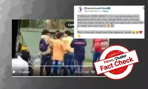 Old video of man being thrashed falsely called āThe Kerala Story effectā