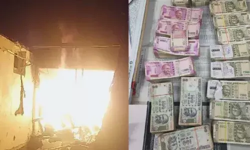 Hyderabad: Fire in Regimental Bazaar leads to discovery of cash