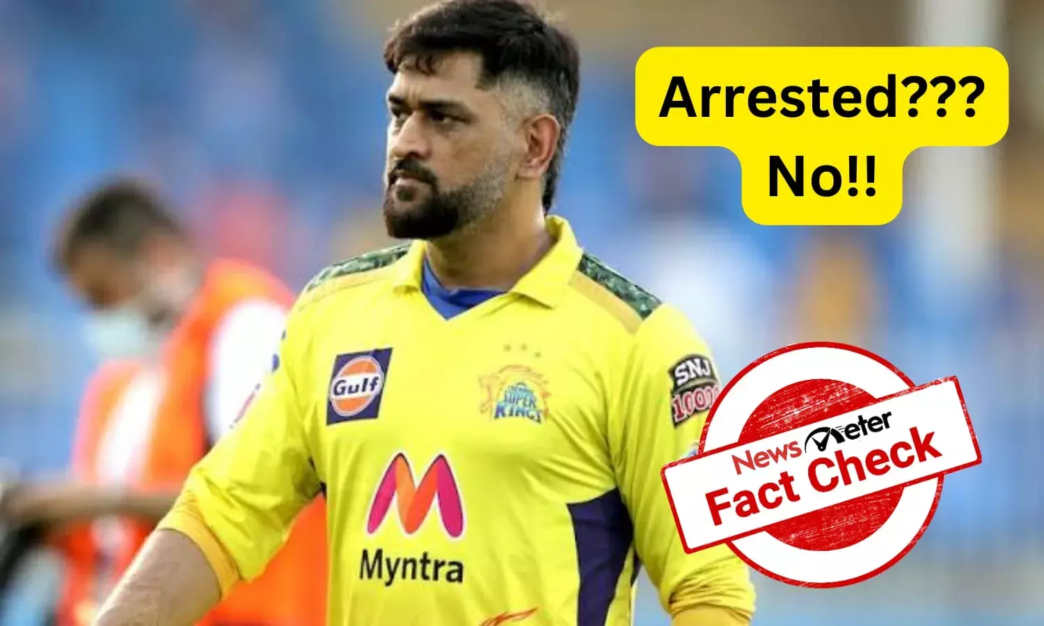 MS Dhoni has not been arrested, viral claims are false