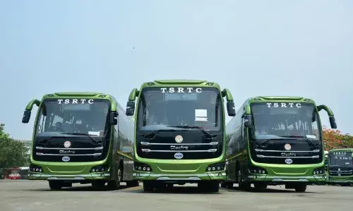 TSRTC launches e-Garuda AC buses in Hyderabad
