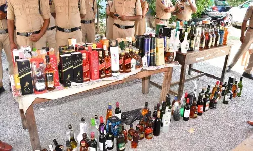 Telangana excise department seizes 1032 liters of NDPL worth Rs 16.24L