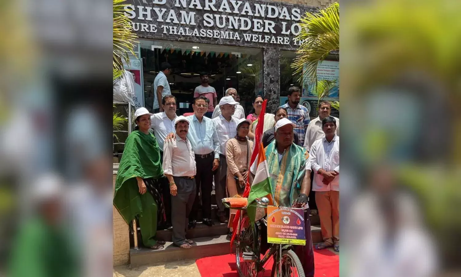 Meet Joydeb Routh, who is cycling across India to raise awareness about blood donation